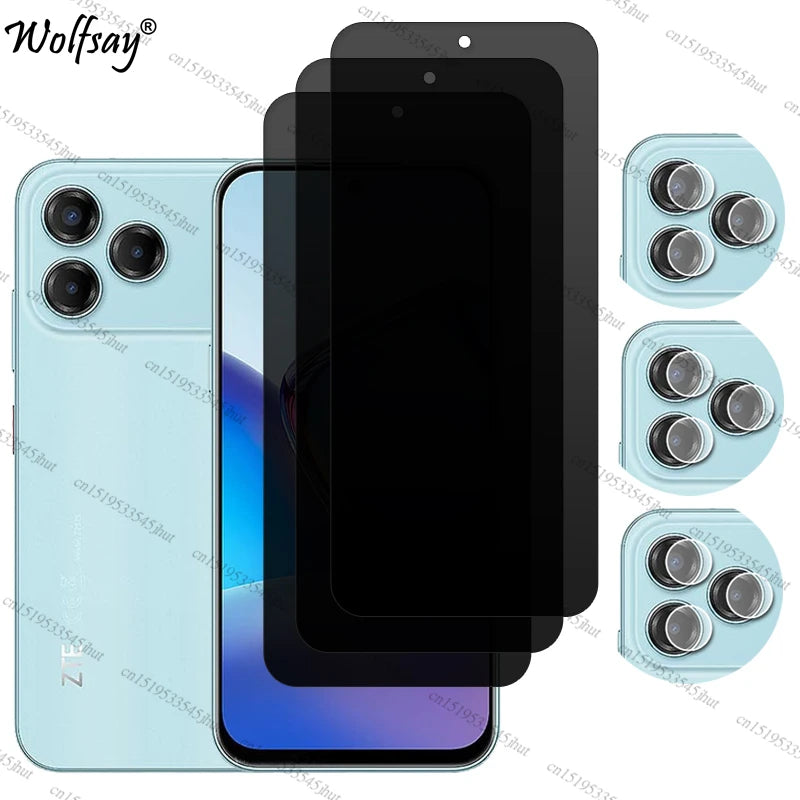 Privacy Screen Protector For ZTE Blade V80 Design Anti-Spy Glass Nubia V80 Design V80 Vita Glass For ZTE Blade V80 Design Glass