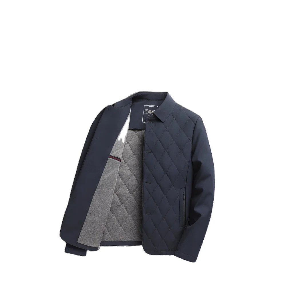RCX Wholesale Custom Casual Warm Fancy Fashion Winter Outdoor Men's Jackets Washed Zipper Waterproof Windproof