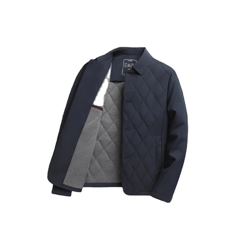 RCX Wholesale Custom Casual Warm Fancy Fashion Winter Outdoor Men's Jackets Washed Zipper Waterproof Windproof