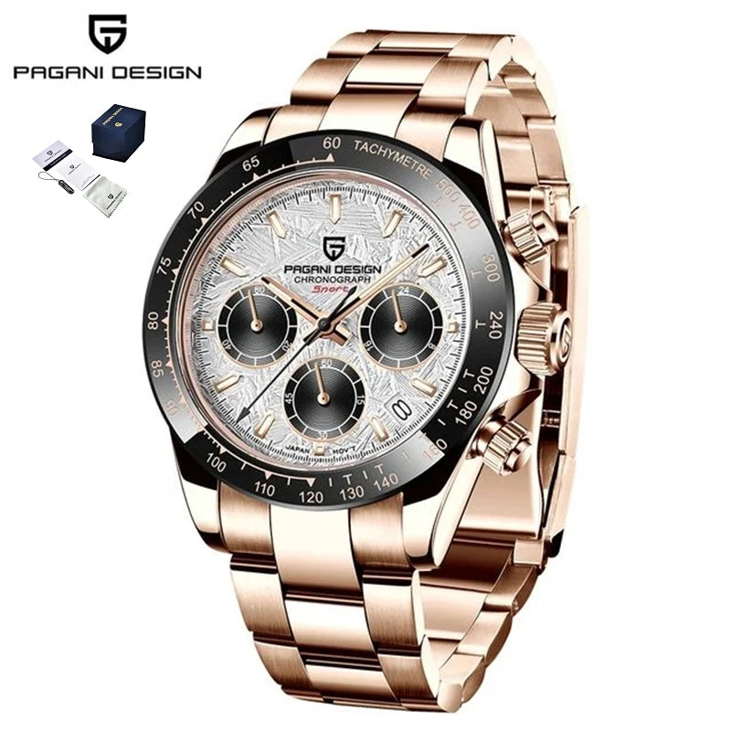 Pagani Design PD-1644 1644 Fashion Calendar Analog MIYOTA OS20 Quartz Movement Stainless Steel Luxury Wrist Watch for Men Reloj