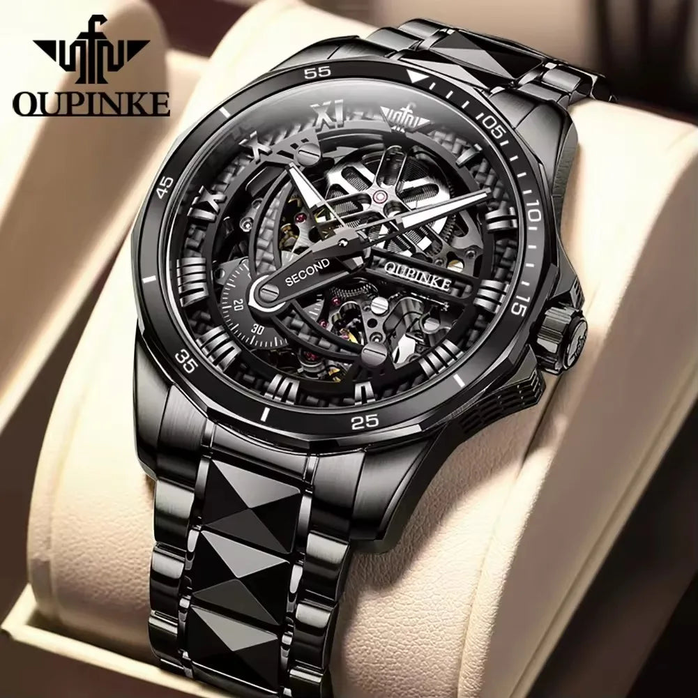 Oupinke 3178 Original Branded Automatic Mechanical Wristwatch Waterproof Luminous Hands Watch for Men Montre Relojes Para Hombre