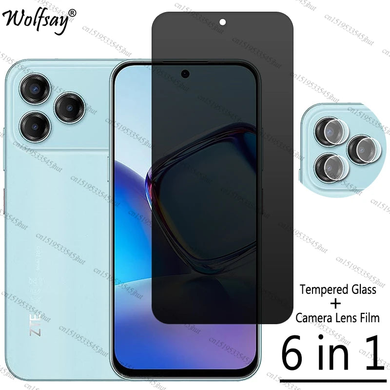Privacy Screen Protector For ZTE Blade V80 Design Anti-Spy Glass Nubia V80 Design V80 Vita Glass For ZTE Blade V80 Design Glass