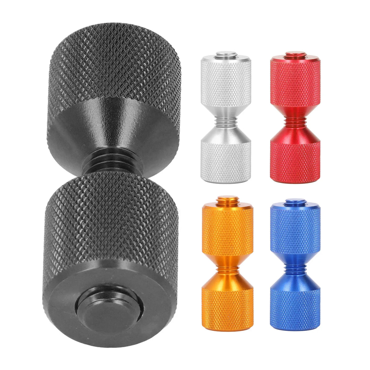 2pcs Flange Alignment Pin Anodize Aluminium 1‑1/8in Flange Double Hole Pins Set for 0.5 to 14in 150LB Flanges