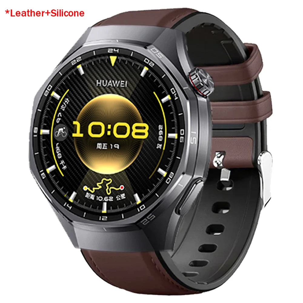Leather Silicone 22mm Strap For HUAWEI WATCH GT 6 Pro GT6 GT5 GT4 46mm Bracelet For HUAWEI WATCH 5 4 pro 46mm Buds Ultimate Band