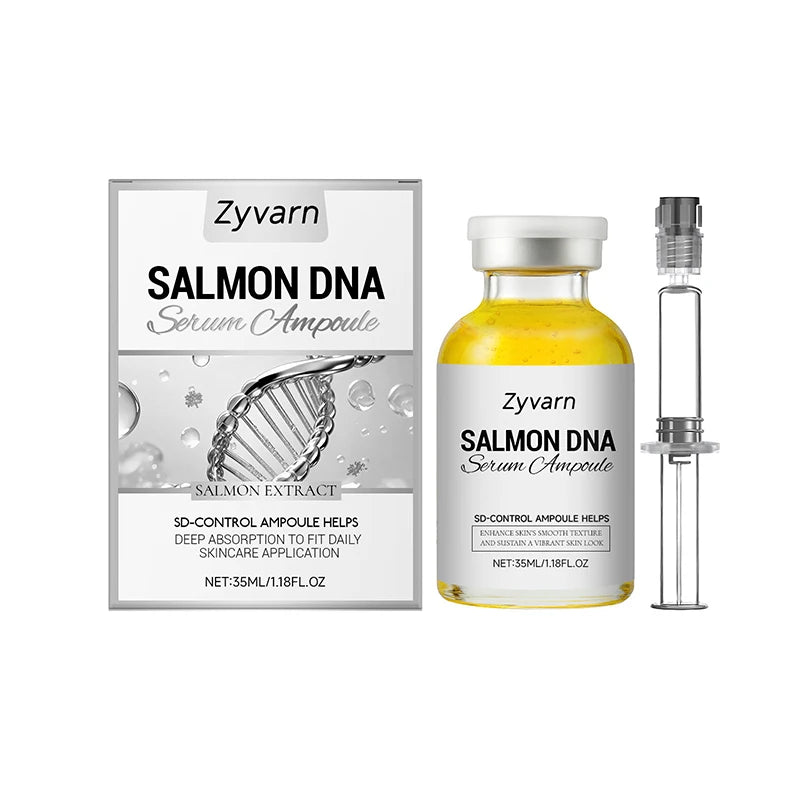 Korean Salmon Ampoule Serum PDRN Lifting Firming Radiating Skin Gentle Nourish Moisturizing Facial Serum Refresh Bouncy Essence