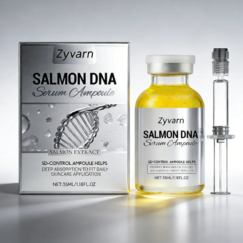 Korean Salmon Ampoule Serum PDRN Lifting Firming Radiating Skin Gentle Nourish Moisturizing Facial Serum Refresh Bouncy Essence