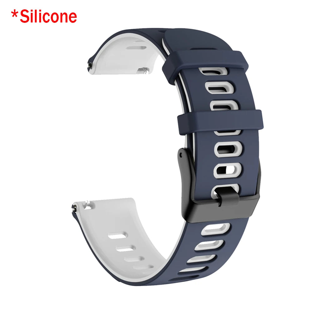 Leather Silicone 22mm Strap For HUAWEI WATCH GT 6 Pro GT6 GT5 GT4 46mm Bracelet For HUAWEI WATCH 5 4 pro 46mm Buds Ultimate Band
