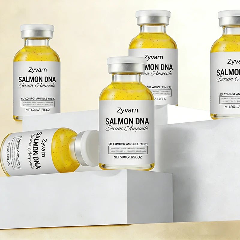 Korean Salmon Ampoule Serum PDRN Lifting Firming Radiating Skin Gentle Nourish Moisturizing Facial Serum Refresh Bouncy Essence
