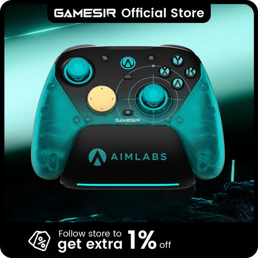 GameSir G7 Pro 8K Aimlabs Edition Wireless Switch Controller 8000Hz Polling Rate Gamepad, TMR Gen-2 Joystick Hall Effect Trigger