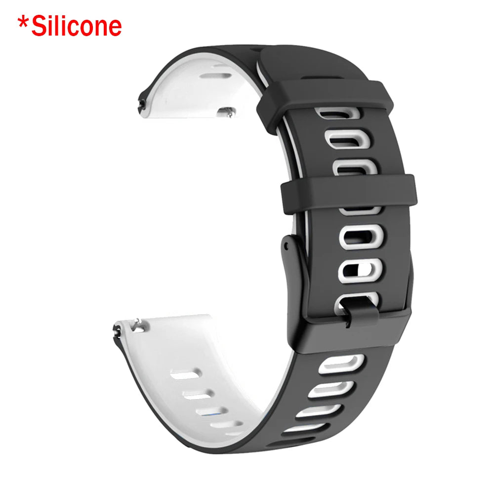 Leather Silicone 22mm Strap For HUAWEI WATCH GT 6 Pro GT6 GT5 GT4 46mm Bracelet For HUAWEI WATCH 5 4 pro 46mm Buds Ultimate Band