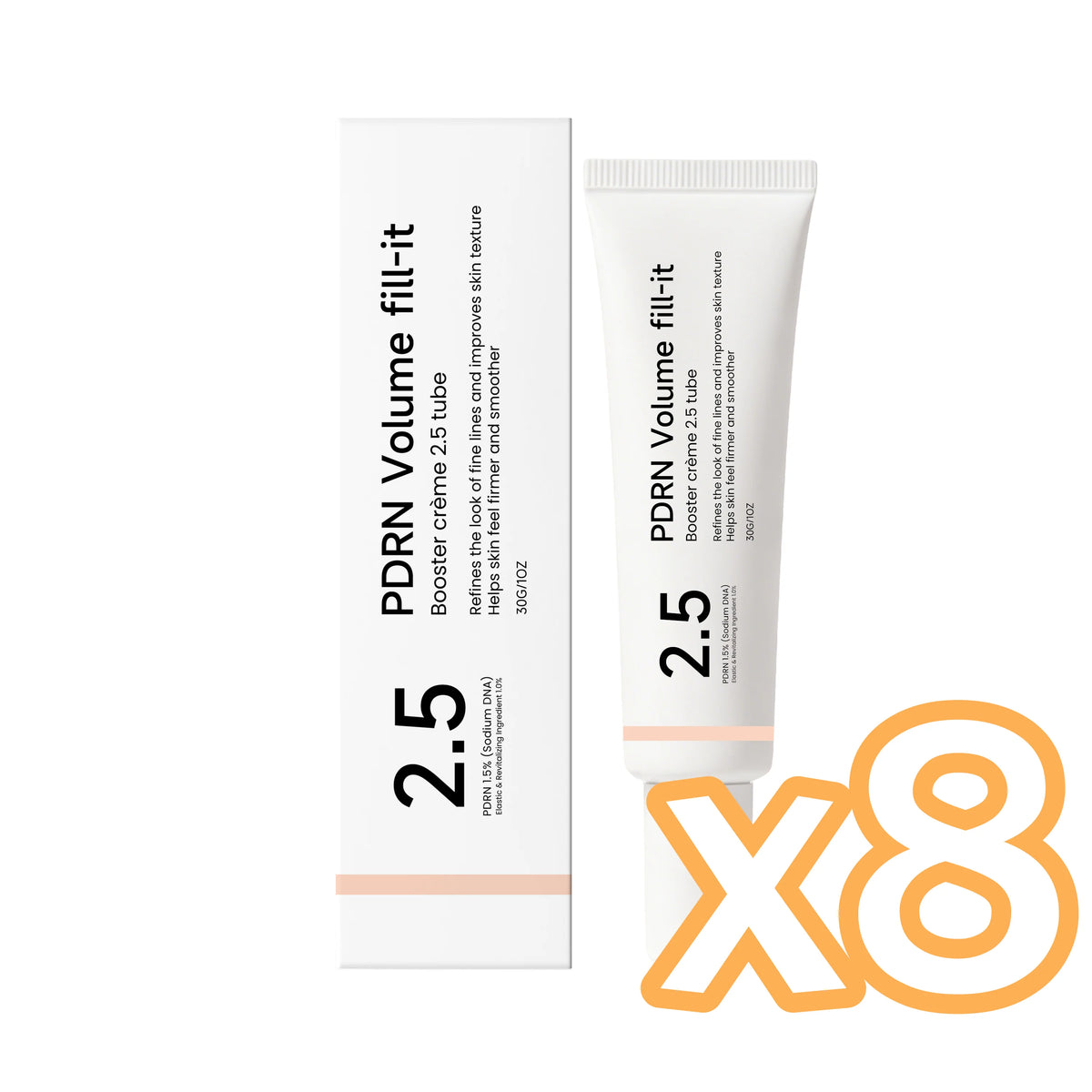 PDRN Volume fill it Booster Cream for Forehead Smile Lines & Skin Wrinkle Anti Aging Firming Facial Volume Cream Daily Skin Care