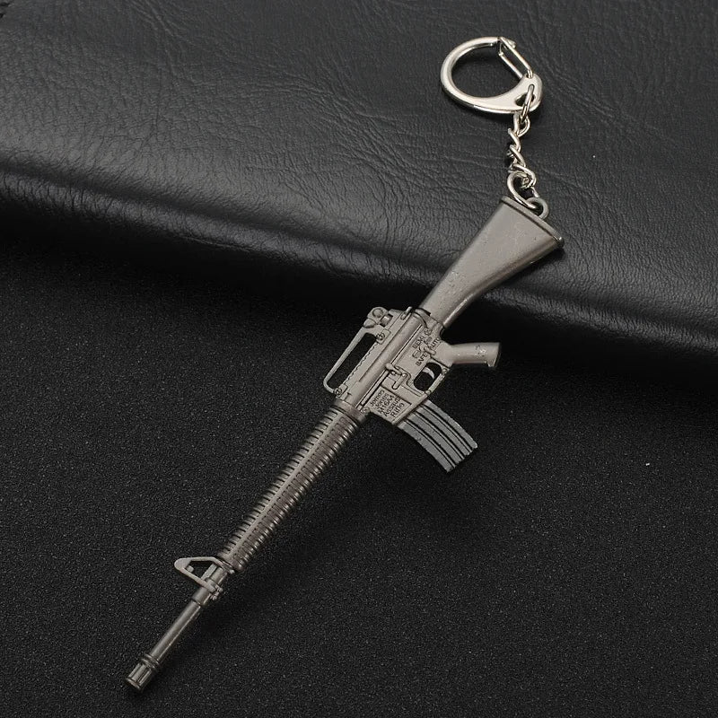 PUBG Keychain Survival Gun Helmet Shape Key Chain Fashion FPS CS Game Keyring Car Bag Pendant Gifts for Men Boyfriend Brothers
