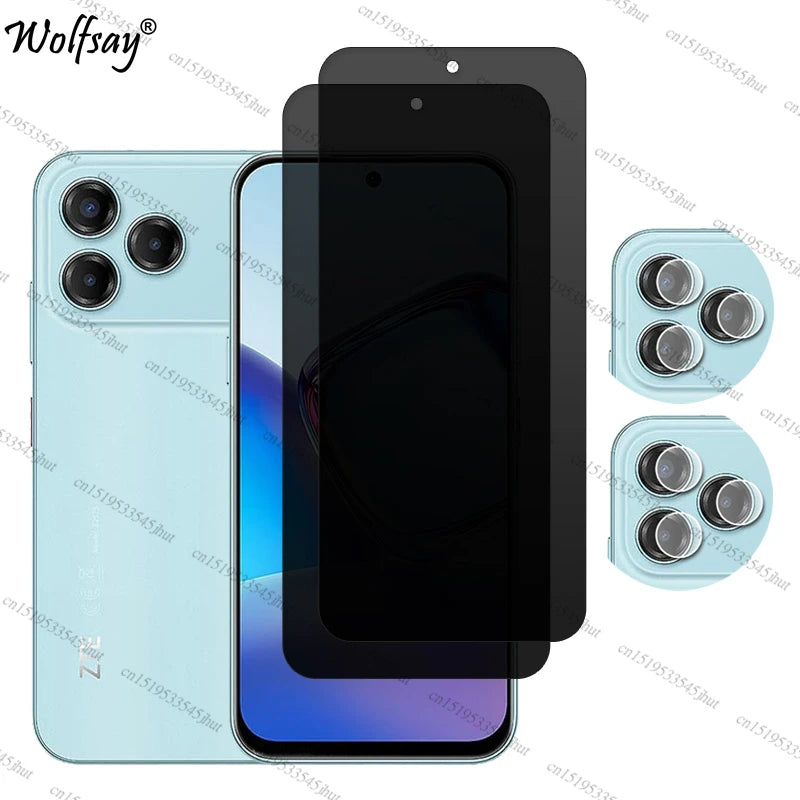 Privacy Screen Protector For ZTE Blade V80 Design Anti-Spy Glass Nubia V80 Design V80 Vita Glass For ZTE Blade V80 Design Glass
