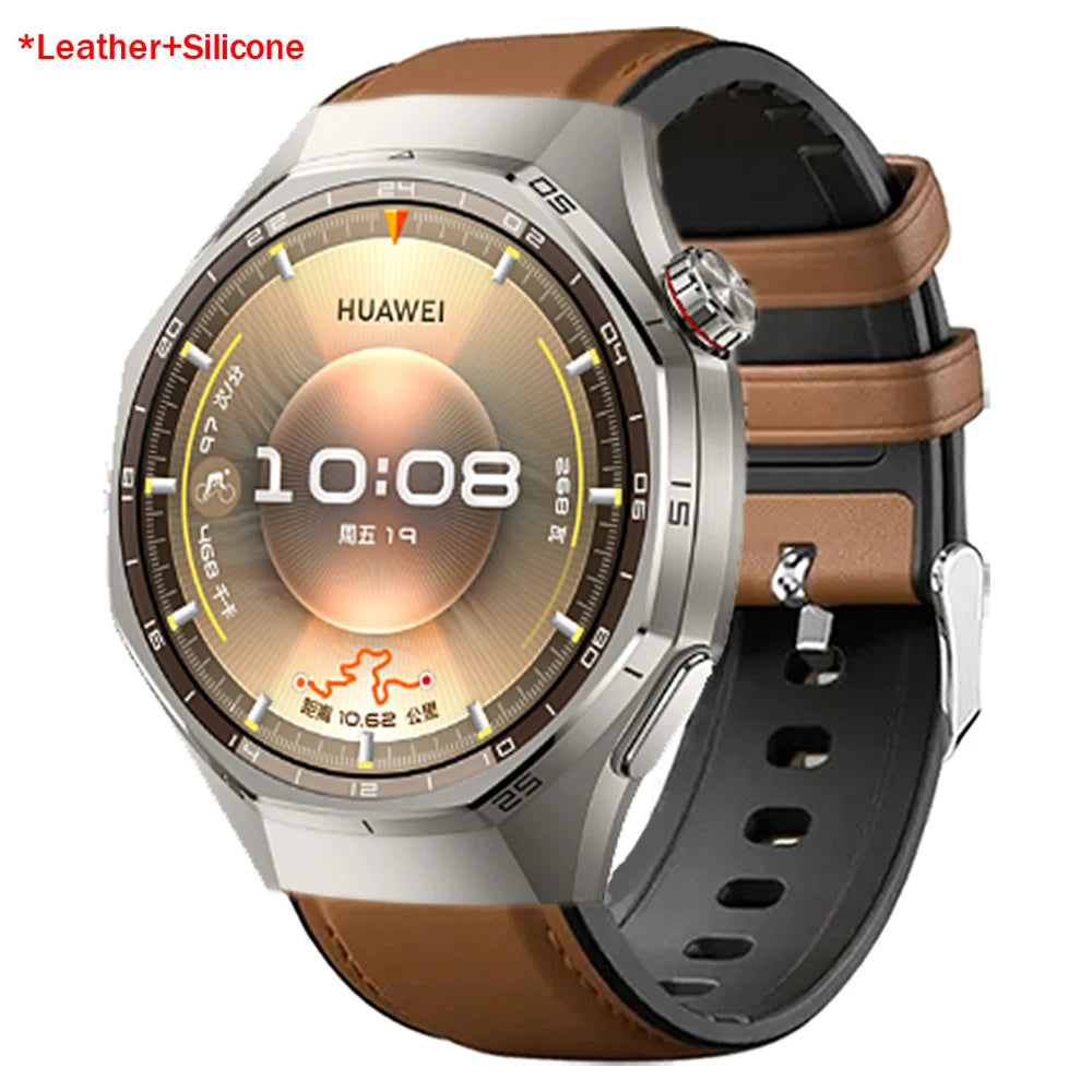 Leather Silicone 22mm Strap For HUAWEI WATCH GT 6 Pro GT6 GT5 GT4 46mm Bracelet For HUAWEI WATCH 5 4 pro 46mm Buds Ultimate Band