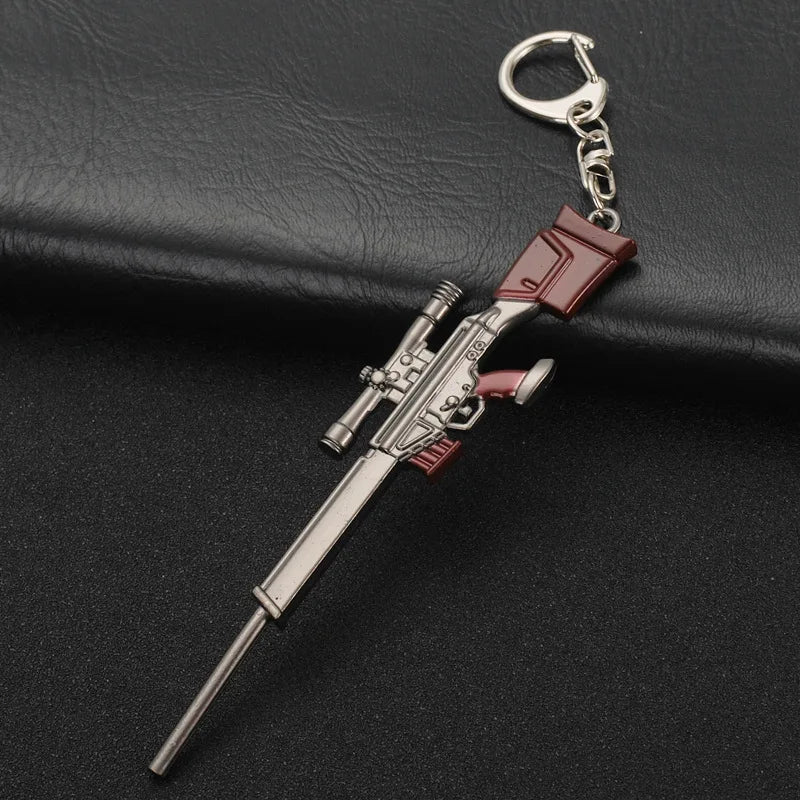 PUBG Keychain Survival Gun Helmet Shape Key Chain Fashion FPS CS Game Keyring Car Bag Pendant Gifts for Men Boyfriend Brothers