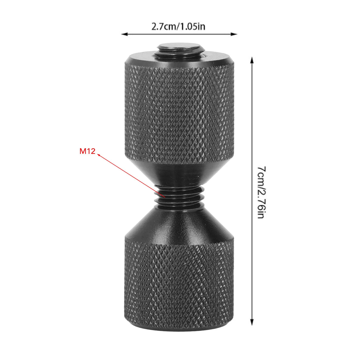 2pcs Flange Alignment Pin Anodize Aluminium 1‑1/8in Flange Double Hole Pins Set for 0.5 to 14in 150LB Flanges