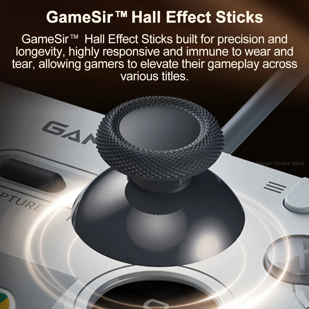 GameSir Retro Gamepads Wired Controller for PC Windows Steam Switch Controle Hall Effect stick 2 Mappable Buttons Tegenaria Lite