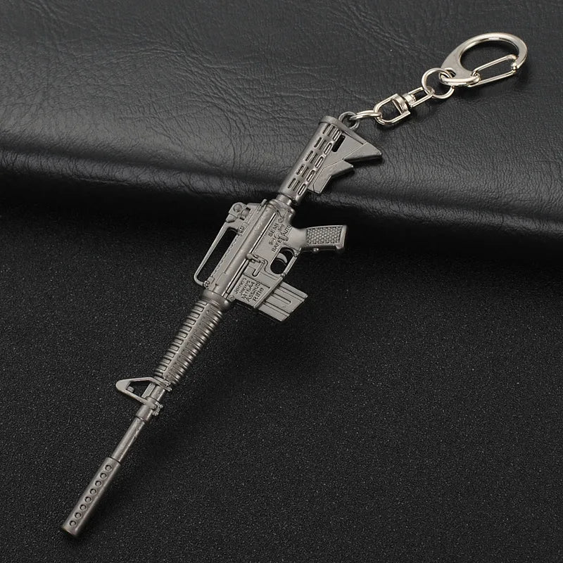 PUBG Keychain Survival Gun Helmet Shape Key Chain Fashion FPS CS Game Keyring Car Bag Pendant Gifts for Men Boyfriend Brothers