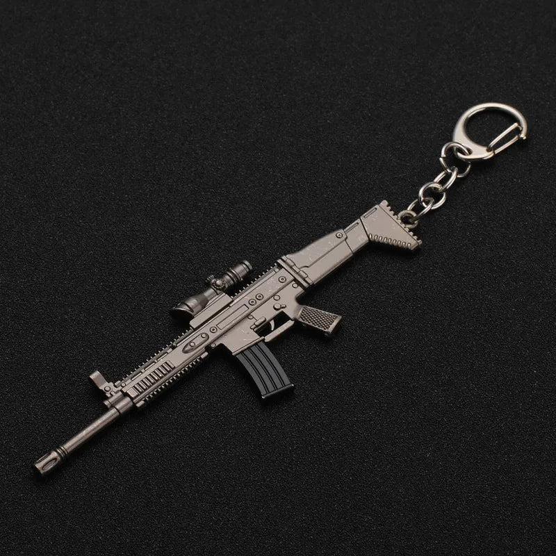 PUBG Keychain Survival Gun Helmet Shape Key Chain Fashion FPS CS Game Keyring Car Bag Pendant Gifts for Men Boyfriend Brothers