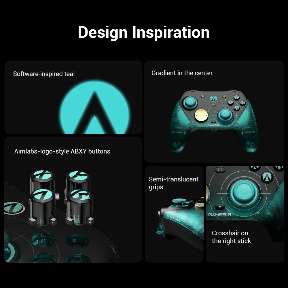 GameSir G7 Pro 8K Aimlabs Edition Wireless Switch Controller 8000Hz Polling Rate Gamepad, TMR Gen-2 Joystick Hall Effect Trigger
