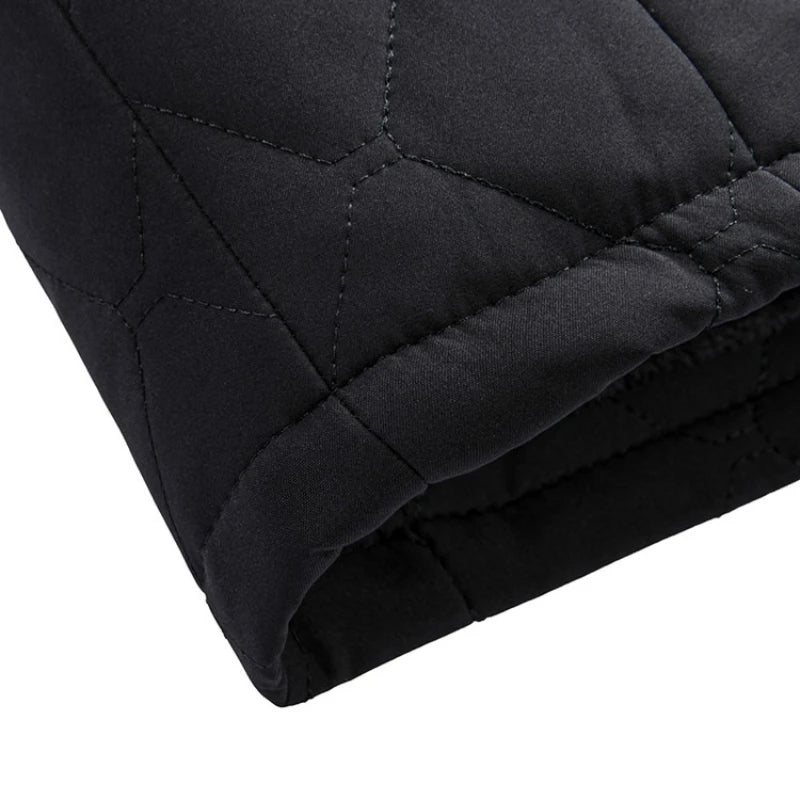 Business Insulated Jacket, Men's 2025 Winter Fleece-Lined Jacket, Warmth, Navy Blue Black