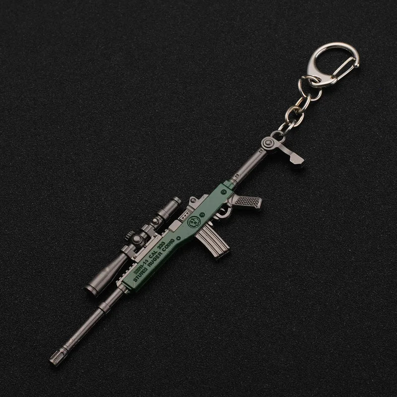 PUBG Keychain Survival Gun Helmet Shape Key Chain Fashion FPS CS Game Keyring Car Bag Pendant Gifts for Men Boyfriend Brothers