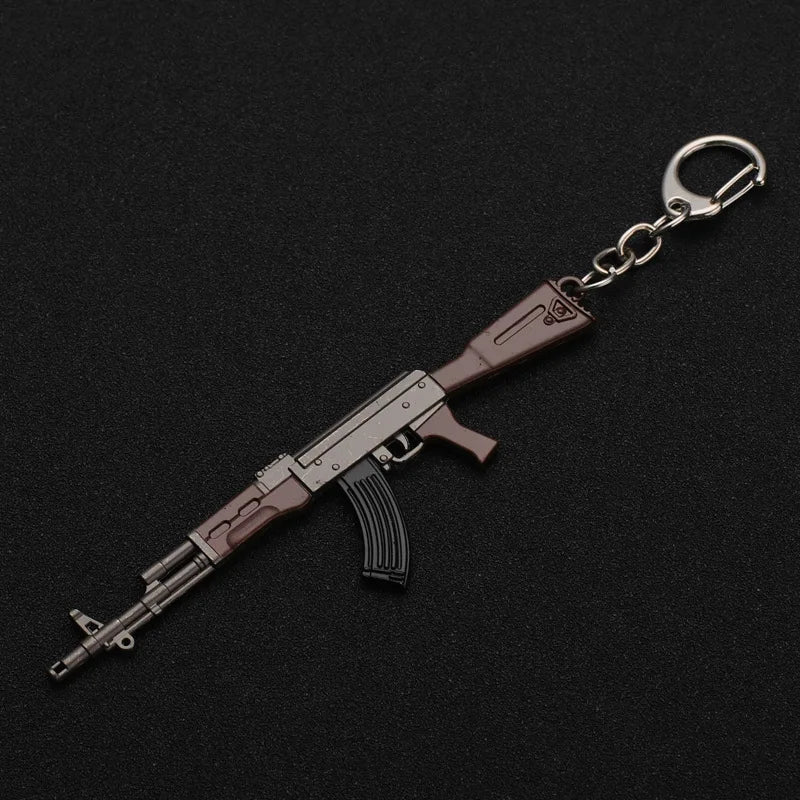 PUBG Keychain Survival Gun Helmet Shape Key Chain Fashion FPS CS Game Keyring Car Bag Pendant Gifts for Men Boyfriend Brothers
