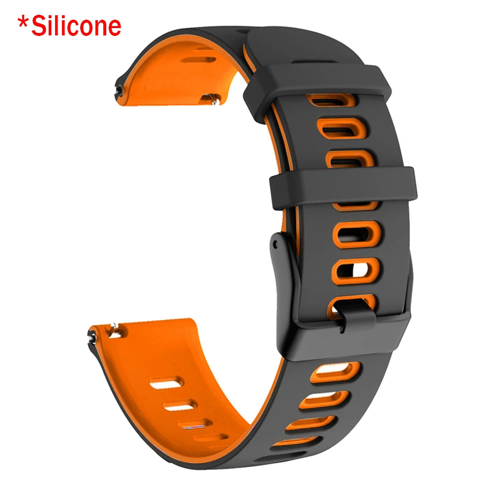 Leather Silicone 22mm Strap For HUAWEI WATCH GT 6 Pro GT6 GT5 GT4 46mm Bracelet For HUAWEI WATCH 5 4 pro 46mm Buds Ultimate Band