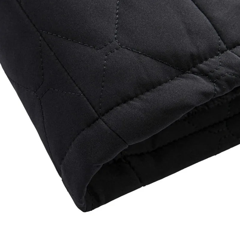 Business Insulated  Men's 2026 Winter Fleece-Lined Jacket, Warmth, Navy Blue Black M301