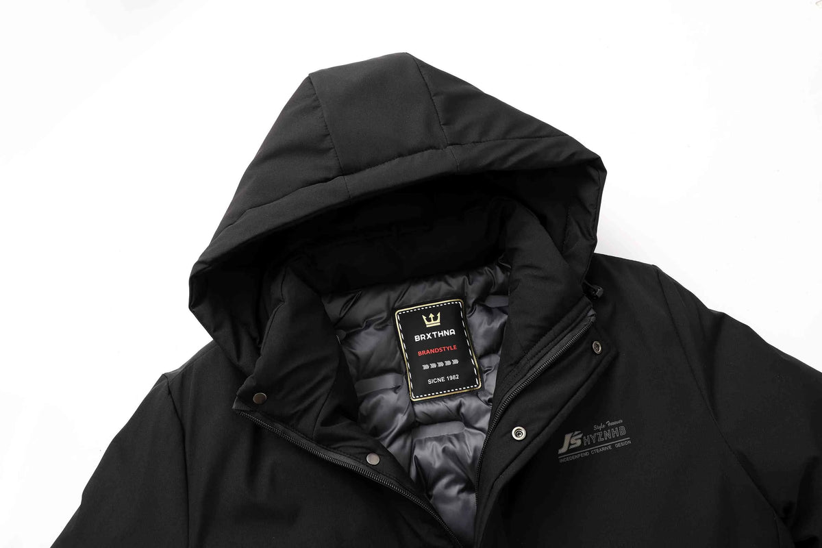 Winter New Outdoor Jet Ski Snow Warm Parkas Jacket Coat Men Outwear  Casual Hat Waterproof Thick Fleece Slim Parka Male