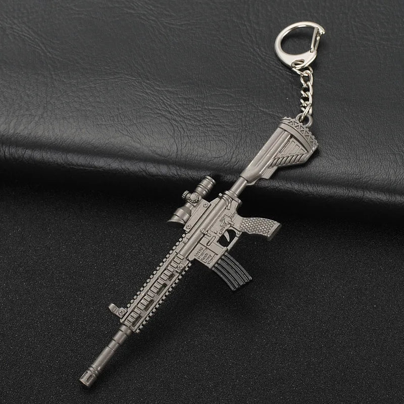 PUBG Keychain Survival Gun Helmet Shape Key Chain Fashion FPS CS Game Keyring Car Bag Pendant Gifts for Men Boyfriend Brothers