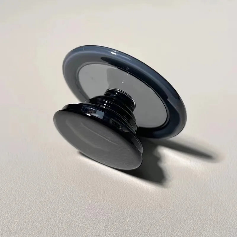 Pink round For Magsafe Magnetic Phone Grip Tok Griptok Stand For iPhone Funny Foldable Wireless Charging Holder