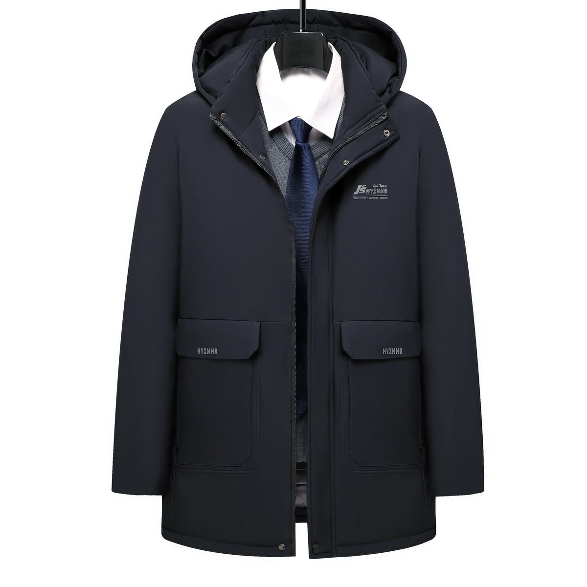 Winter New Outdoor Jet Ski Snow Warm Parkas Jacket Coat Men Outwear  Casual Hat Waterproof Thick Fleece Slim Parka Male