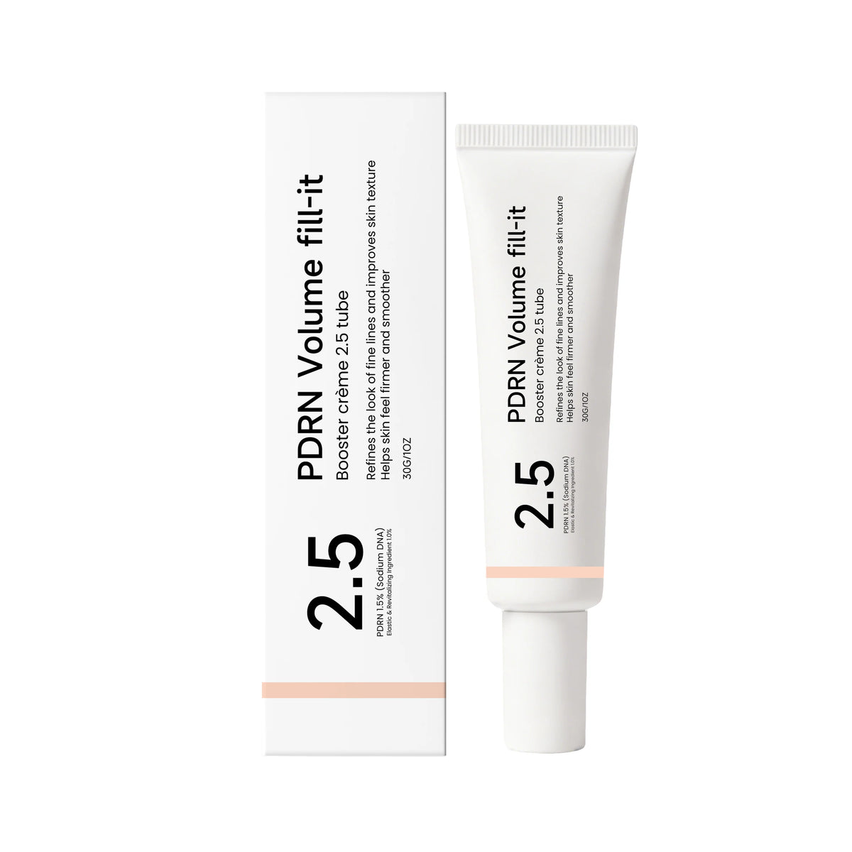 PDRN Volume fill it Booster Cream for Forehead Smile Lines & Skin Wrinkle Anti Aging Firming Facial Volume Cream Daily Skin Care