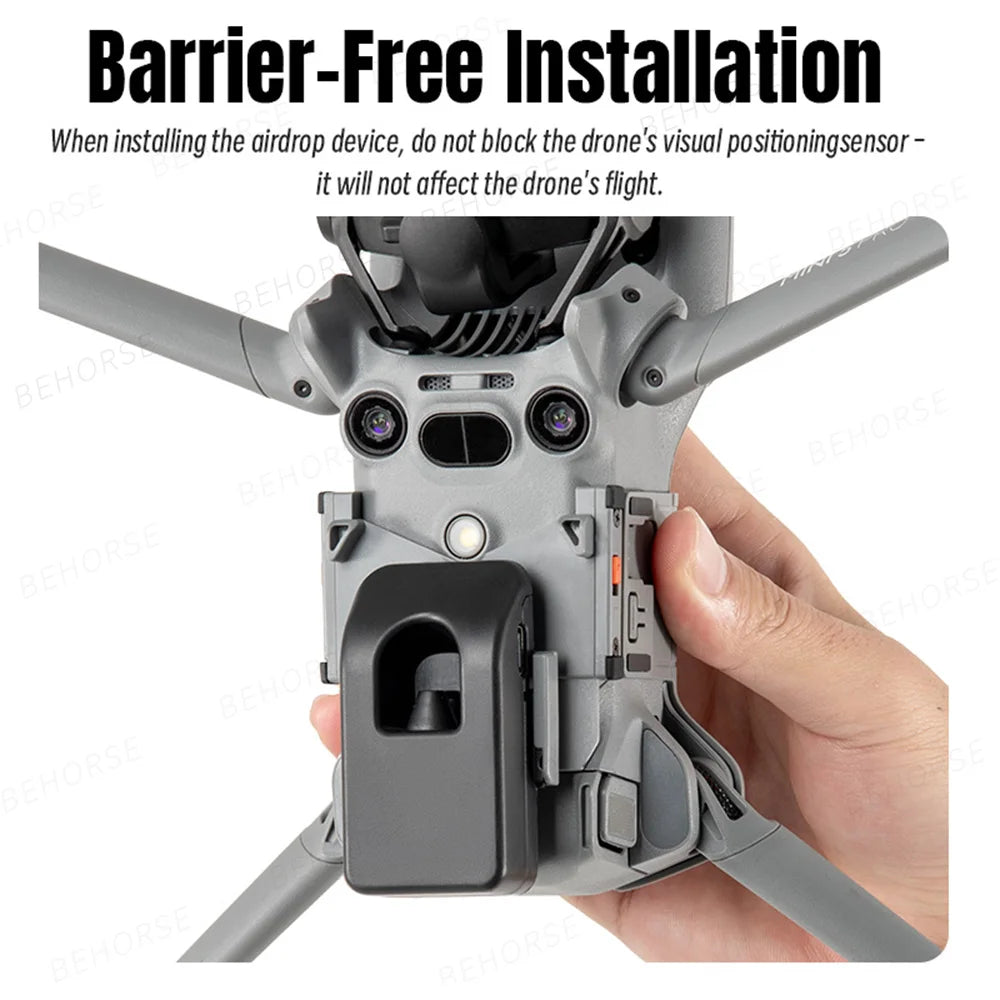 Airdrop System For DJI Mini 5 Pro Photosensitive Dispenser Rudder Lock Gift Ring Thrower For DJI Mini 5 Pro Drone Accessories