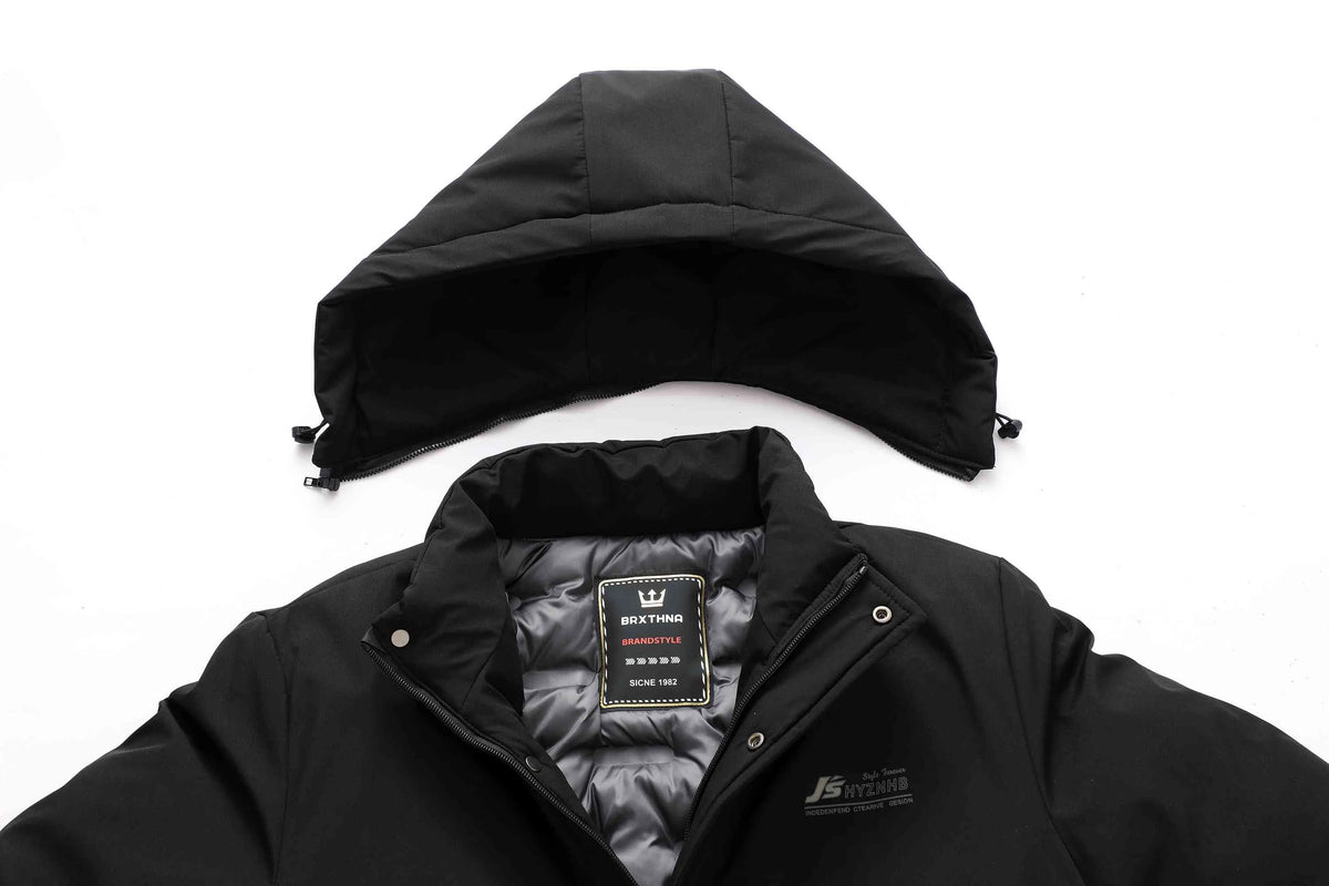 Winter New Outdoor Jet Ski Snow Warm Parkas Jacket Coat Men Outwear  Casual Hat Waterproof Thick Fleece Slim Parka Male