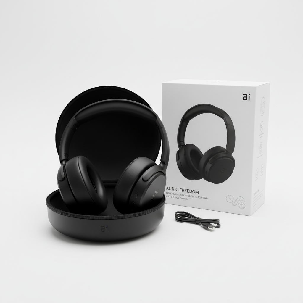 Headphones with Case